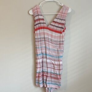 1. State Multicolor Striped One Piece Romper